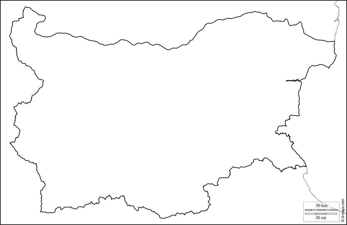 mapa Bugarska mapu iznijeti