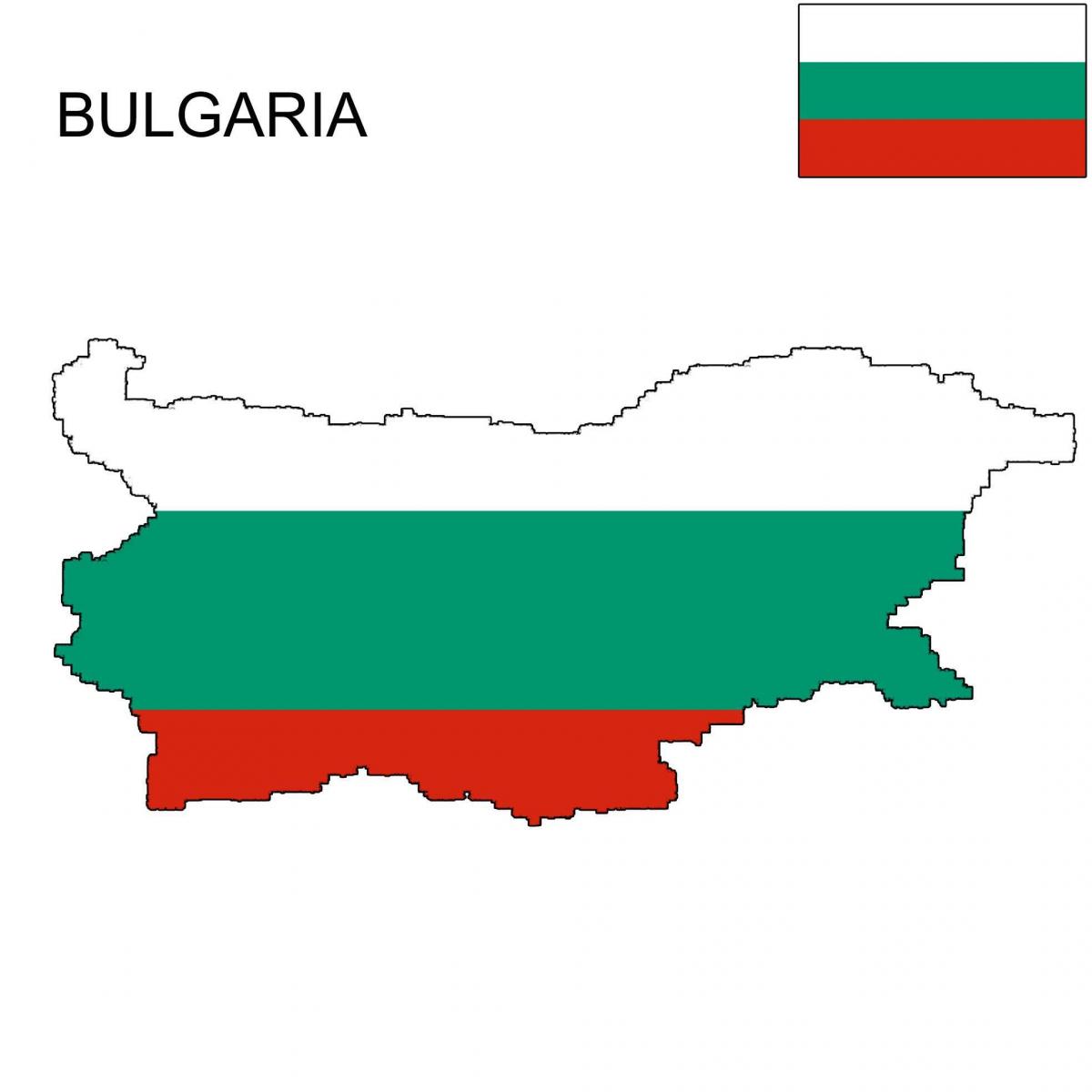 Bugarska mapu zastavu