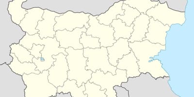 Mapa Bugarska mapu vektor