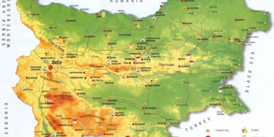 Bugarske planine mapu