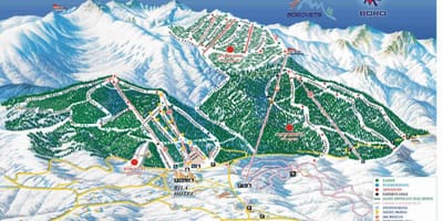 Bugarska ski mapu