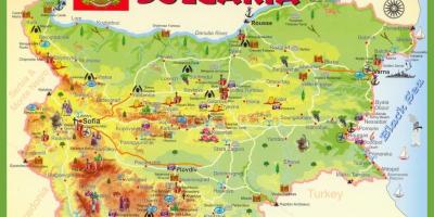 Bugarsku u razgledanje mapu