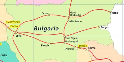 Bugarska voz mapu